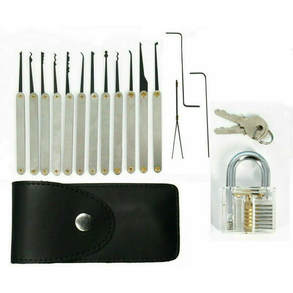 lockpicking foldable lock pick set tool unlocking opener locksmith crochetage ! 